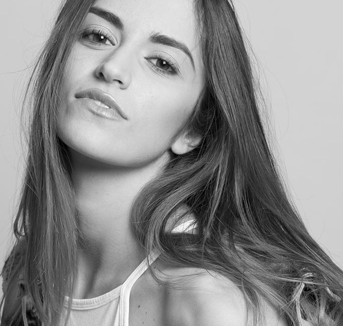 Gissela modelo en la agencia de modelos de Tenerife