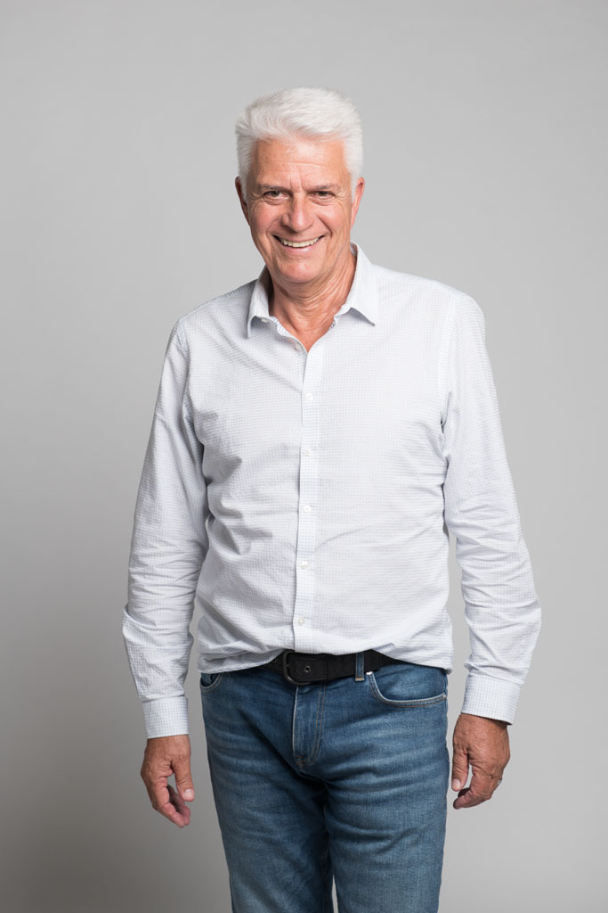 Rolf nuestro modelo senior en la agencia de modelos Bewateragency